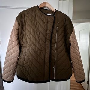 Frame quilted jacket
